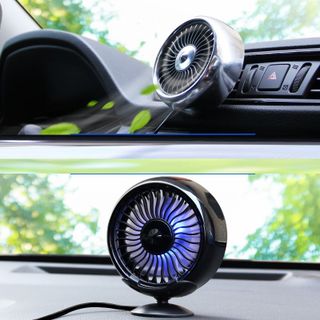 Quạt đèn led mini cho ô tô
