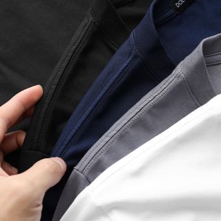 Áo thun nam chất cotton, áo phông nam cao cấp, chất cotton 4c cao cấp xịn , đường may tỉ mỉ- dập nỗi công nghệ mới chống rạn chống bong tróc khi giặt máy - size từ 55kg - 88kg