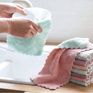 (Set 10)Khăn Lau 2 Mặt Đa Năng Siêu Thấm