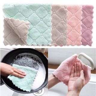 (Set 10)Khăn Lau 2 Mặt Đa Năng Siêu Thấm
