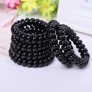 CỘT TÓC LÒ XO ĐEN TO