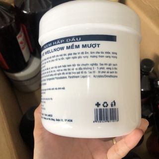 KEM HẤP DẦU Ủ TÓC SIÊU MỀM MƯỢT TINH CHẤT OLIVE WELLNOW 1000ML