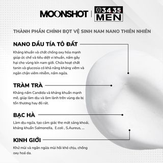 Bọt Vệ Sinh Nam Nano Thiên Nhiên 34 35 MEN - 150ml
