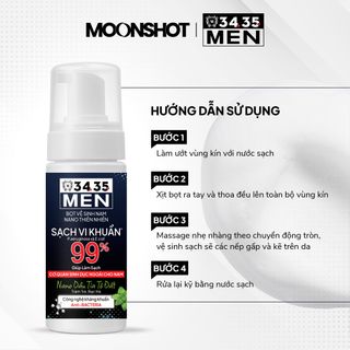 Bọt Vệ Sinh Nam Nano Thiên Nhiên 34 35 MEN - 150ml