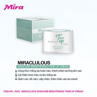 Kem Dưỡng Trắng Da Miraculous skincare Brightening Tone Up Cream D360 giá sỉ