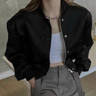 Áo Khoác nữ Chất da lộn vải 2 lớp dày dặn chất vải mịn thiết kế kiểu bo thun lai lửng thân sau nữ mặc đẹp