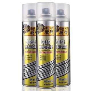 Chai sơn xịt mạ Chrome 350ml màu inox crom bạc dùng cho kim loại, ô tô , xe máy …