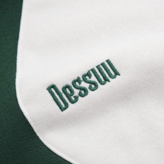 Áo hoodie DESSY nỉ bông dày dặn nút bấm phối màu phối form rộng unisex nam nữ.