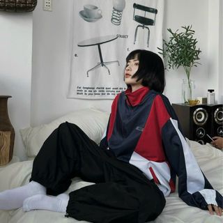 Áo khoác dù 2 lớp unisex nam nữ phối màu đẹp thiết kế trẻ trung năng động vải mát
