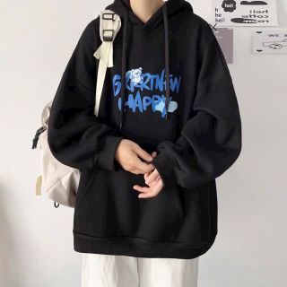 Áo KHOÁC Hoodie GẤU GKRRTNEW HAPPY Ulzzang Unisex