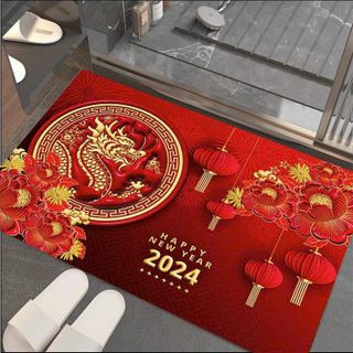 THẢM TẾT 2024 In Hình 3D, THẢM LAU CHÂN , CHÙI CHÂN ,CHỐNG TRƠN TRƯỢT , THẤM HÚT TỐT 60x40 giá sỉ