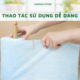 Khăn Lau Bếp KRCLEAN Cuộn 20x20cm 200 Tờ, Khăn Lau Đa Năng Tái Sử Dụng Nhiều Lần Tiện Lợi