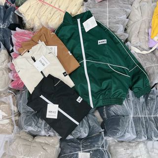 Áo Khoác Dù 2 Lớp Logo Thêu 4LUCKY CHẠY VIỀN NHỎ TOÀN THÂN