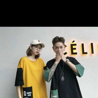 Áo thun unisex mẫu hot tay lỡ phông rộng Nam Nữ TÚI BỰ (4 MÀU) áo thun ăn mày .