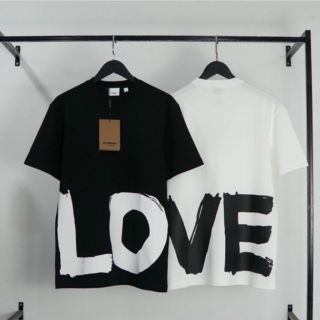 Áo thun nam nữ tay lỡ form rộng chất cotton su in chữ LOVE siêu cute phong cách Hàn Quốc