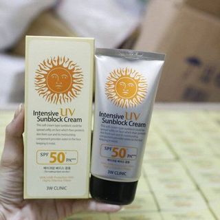 Kem Chống Nắng 3W Intensive UV Sunblock Cream SPF 50++ PA+++