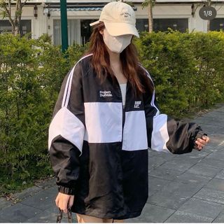 ÁO KHOAC ZIP DUMBLE Vãi Dù 2 Lớp Dày dặn Form Ulzzang Unisex