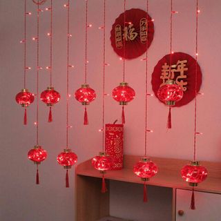 Set 10 đèn nháy trang trí tết