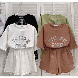 Đồ Bộ From Rộng In CLINEE Mix Quần Đùi Cap Chun Chất Cottton Mềm Mịn Thoáng Mát