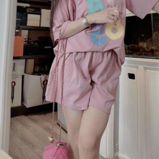 BỘ ĐÙI COTTON KHÔ 1885 MÀU HỒNG HÀNG ĐẸP