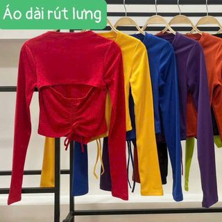 Áo dài rút lưng vn Đủ màu size sml mới nhất 2023 Thể Thao cao cấp Siêu Đẹp Giá Sỉ,