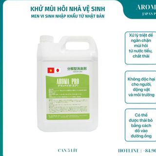 AROMA- PRO : Vi sinh khử mùi Nhà vệ sinh