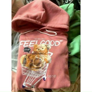 Áo hoodie logo goodfeel form dưới 70kg