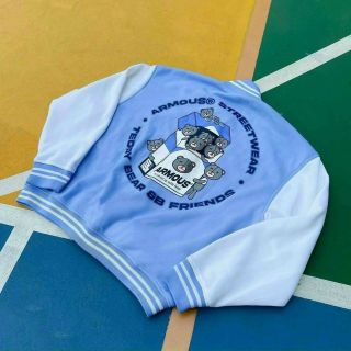 Áo khoác bomber in logo armous form 68kg
