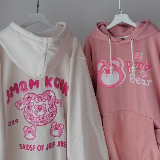 Áo hoodie nỉ in logo Fzob bear form dưới 70kg.