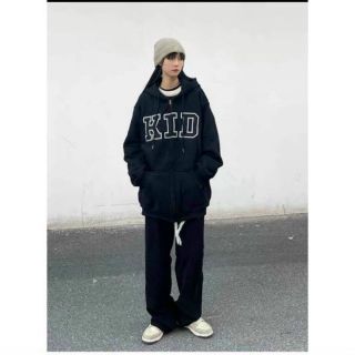 Áo khoác chống nắng thun nỉ in logo KID form đẹp xuất sắc