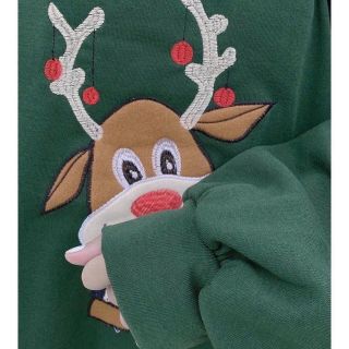 Áo sweater thêu noel mới về,hình thêu to bự.