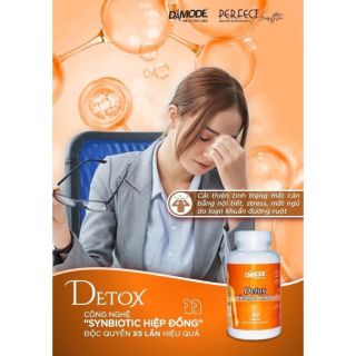 Detox & Cleanse Colon Viên Uống Thanh Lọc & Thải Độc Ruột Cao Cấp Độc Quyền Damode Lọ 60 Viên