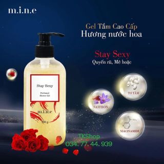 LÀM ĐẸP DA VÀ LƯU HƯƠNG CÙNG GEL TẮM NƯỚC HOA NHŨ VÀNG CỦA MINE .