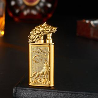 BẬT LỬA 2 CHẾ ĐỘ LỬA HÌNH CHÓ SOI (LỬA NGỌN VÀ LỬA KHÈ) - (XÀI GAS)