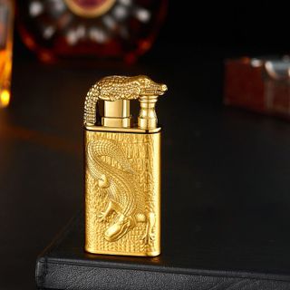BẬT LỬA 2 CHẾ ĐỘ LỬA HÌNH CÁ SẤU (LỬA NGỌN VÀ LỬA KHÈ) - (XÀI GAS)