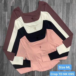 Crop td nk 095 4 màu size ml Chất thun lạnh mịn kèm mút đúc mới nhất 2023 Thể Thao cao cấp Siêu Đẹp Giá Sỉ, giá sỉ