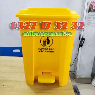 Thùng rác nhựa 50 lít đạp chân Minh Khang