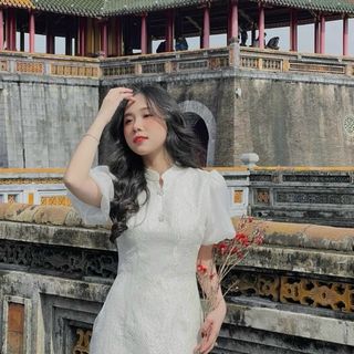 sét áo dài gấm kèm quần ( kèm tang đá)