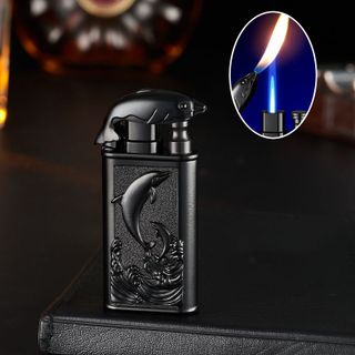 BẬT LỬA 2 CHẾ ĐỘ LỬA HÌNH CÁ HEO (LỬA NGỌN VÀ LỬA KHÈ) - (XÀI GAS)