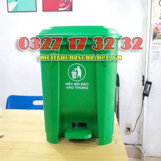 Thùng rác nhựa 30 lít đạp chân Minh Khang