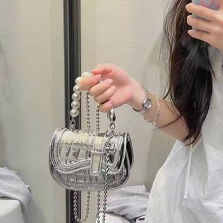 [SIÊU HOT] TÚI XÁCH DA BÓNG SIÊU SANG CHẢNH TÚI XÁCH ĐEO CHÉO DÂY GIẢ BẠC