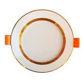 Đèn LED âm trần 7W viền vàng ánh sáng trắng ,vàng..
