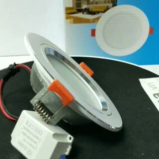 Đèn led 7W âm trần viền nhôm trắng