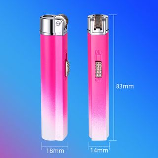 BẬT LỬA KHÈ GAS ĐÁ RÃNH TAY JOBON 525 MÀU CẦU VÒNG - XÀI GAS