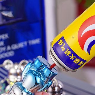 BẬT LỬA KHÈ - MÓC KHÓA HÌNH GẤU BEARBRICK BÓNG TRƠN NHIỀU MÀU - XÀI GAS