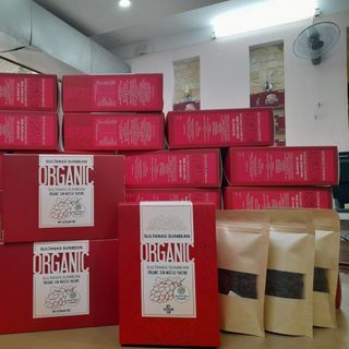Hộp nho khô Úc 100g túi zip đóng hộp đẹp Glamour