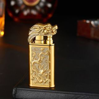 BẬT LỬA 2 CHẾ ĐỘ LỬA HÌNH RỒNG (LỬA NGỌN VÀ LỬA KHÈ) - (XÀI GAS)