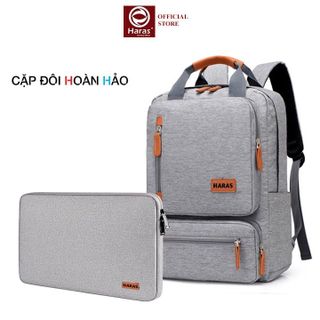 COMBO BALO LAPTOP VÀ TÚI CHỐNG SỐC LAPTOP HR262TC001 - HARAS