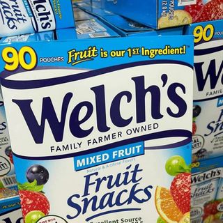 Kẹo dẻo trái cây tươi tự nhiên Welch's Fruit Snacks nhập Mỹ gói xanh dương