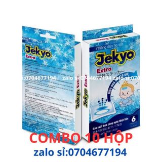 Combo 10 hộp DÁN SỐT – JEKYO EXTRA Giúp làm mát, giảm sốt, say nắng, đau răng, đau cơ ( 10 hộp x 6 miếng )
